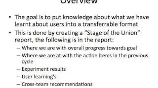 Transfer stage of GDD Continuous Improvement Cycle - GDD 9