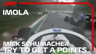 F1 2021 ( 2022 MOD ) Mick Schumacher Try To Get Points Onboard at Imola ( Rainy Gameplay )