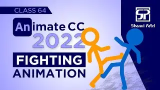 Adobe Animate CC 2022: Stick Fighting Animation | Flash Tutorial | 2d Animation | Hindi