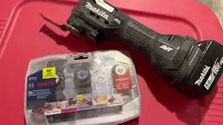 How well does the Makita XMT04ZB multi tool work? First use and impressions.