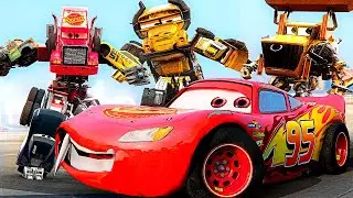 Lightning McQueen in Real Life Disney pixar Cars Drifts STORM