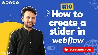 Webflow tutorial for beginners (how to create a slider in webflow) - Part 10