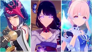 Genshin Impact 2.1 - Baal, Kujou Sara, Kokomi Gameplay Reveal