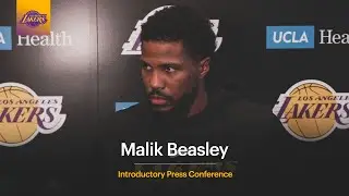 Malik Beasley - Lakers Introductory Press Conference