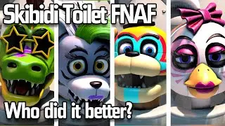 Skibidi Toilet FNAF // Who Did It Better?! // Animation (FNAF SFM)