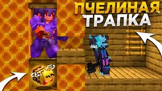 🐝НОВАЯ ЛОВУШКА с ПЧЕЛАМИ 1.16.5 || Трапер Шоу с НУЛЯ REALLYWORLD || Троллинг Ловушкой МАЙНКРАФТ