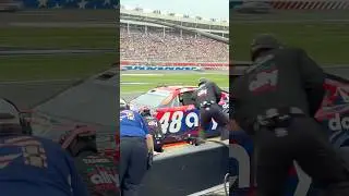 NASCAR up CLOSE🔥It was so cool witnessing this. Watch full video ⬆️ #nascar #cocacola600 #trump