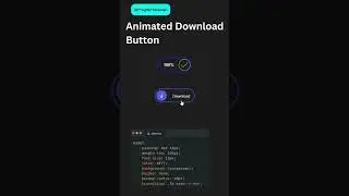 Animated Download Button Html CSS 