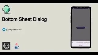 Изучение Bottom Sheet Dialog Fragment в Android | Android Java