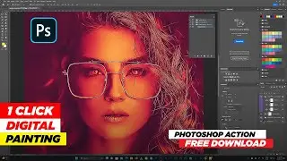 Digital Painting Photoshop Actions Free Download | Digital Oil Painting 