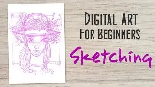 Sketching in Photoshop: Beginner Digital Art Real Time Tutorial #1