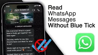 How To Read WhatsApp Messages Without Blue Tick on iPhone!