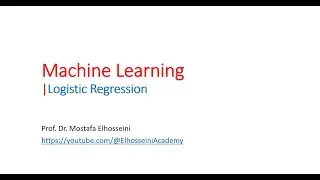 Lecture 61: Logistic Regression