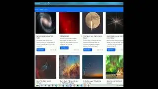 I created the CAPTURINGNASA website using React.js | React | JavaScript