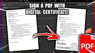 ✍️ How to SIGN a PDF with DIGITAL SIGNATURE CERTIFICATE in ADOBE ACROBAT ✅