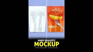 How to Create Realistic Mockup in photoshop Tutorial #shorts #ytshorts #tips #tutorial #photoshop