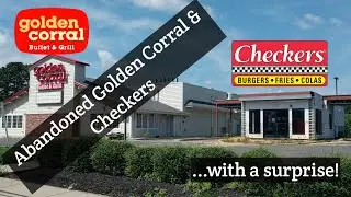 Abandoned Golden Corral & Checkers (With a surprise) - Vineland, NJ