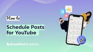 How to schedule posts for Youtube