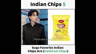 BTS Members Favorite Indian Chips Snack Of All Time! 😍😍