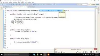 what is interface in java?. how to derive interfaces in java?.