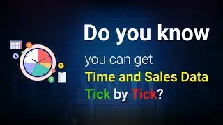 Do you know   you can get time and sales data?