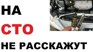 Свечи зажигания, мастера на СТО про это не расскажут.