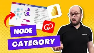 Category Based Nodes: Drill Down Graph PRO | Part 11 | Power BI tutorial