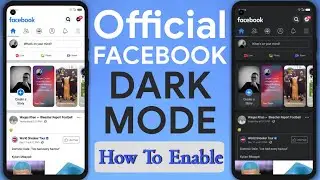 Facebook Dark Mode (New Dark Theme Update)