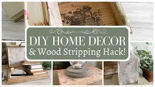 DIY Home Decor & Wood Stripping Hack