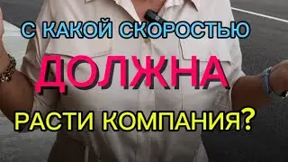 С какой скоростью должна расти компания?