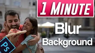 Photoshop : How to Blur Background of Photo (Fast Tutorial)