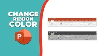 How to change ribbon color in PowerPoint