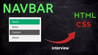 How to Create Responsive Navbar using HTML & CSS | Navbar in html css and and js