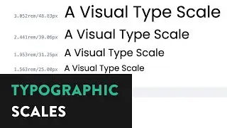 How to Create Typographic Scales on the Web