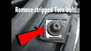 HOW TO REMOVE STRIPPED TORX BOLT OR ANY BOLT IN 5 MINS