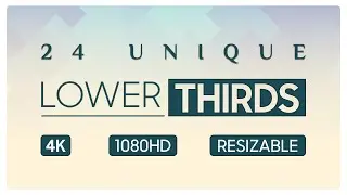 24 Best Free After Effects of Lower Thirds Templates (2023)