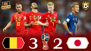 Belgium shock Japan with historic comeback in epic match, Hazard explodes🤯 ● Full Highlights 🎞️ | 4K