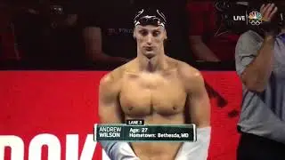 Men's 100m Breaststroke Final USA Swimming Olympic Trials 2021