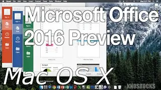 How To Download & Install Microsoft Office 2016 Preview Mac OS X Word/Excel/Power Point