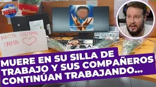 Perdió la vida en el trabajo y sus compañeros continuaron trabajando.