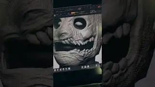 Corey Taylor’s new mask WIP in ZBrush