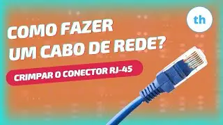 COMO FAZER UM CABO DE REDE PARA PC? [CRIMPAR] [RJ45] [T568A]