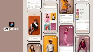 Fashion App UI/UX Design in Figma: Easy Web Design Tutorial