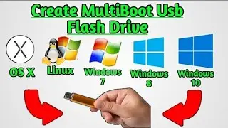 How to create Multiboot USB Drive Boot Multiple operating systems  !