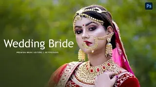 Wedding Bride Photo editing in Hindi - Skin texture - Dodge and Burn - 2022