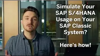 Simulate Your SAP S/4HANA Usage on Your SAP Classic System? Heres how!