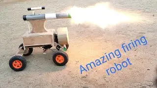 Amazing robot || How to make a remote control gun Robot