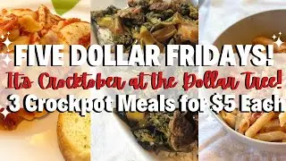 *3 SLOW COOKER MEALS* $5 MEALS | CROCKTOBER | SLOW COOKER MEALS | DOLLAR TREE MEALS | BUDGET MEALS