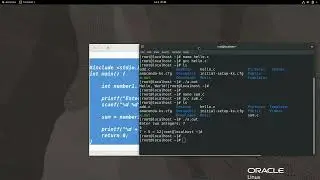 How to run C Program in Oracle Linux