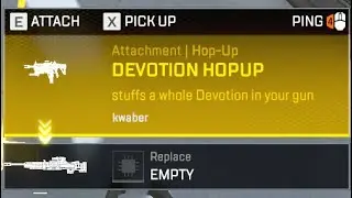 I turned the devotion into a hopup and put it on a kraber